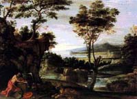 Paesaggio con san Girolamo
