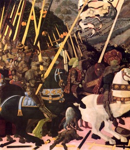 Battaglia di San Romano. Niccolò da Tolentino alla testa dei fiorentini